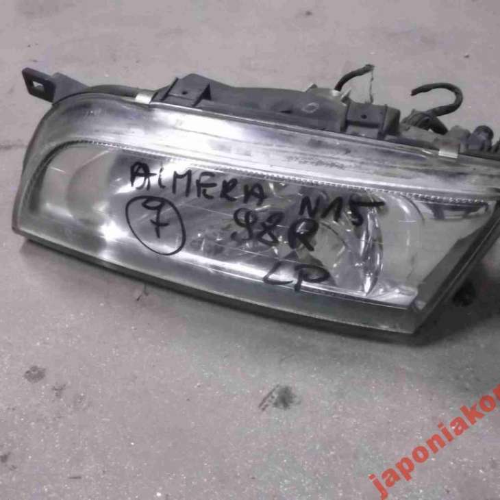 Nissan Almera N15 1997 1998 Lampa Lewa Przednia