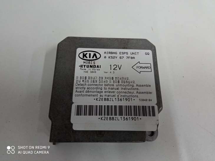 Kia Sedona CarnIVal Sensor Moduł Poduszek Powietrznych Airbag 0k52y677f0a