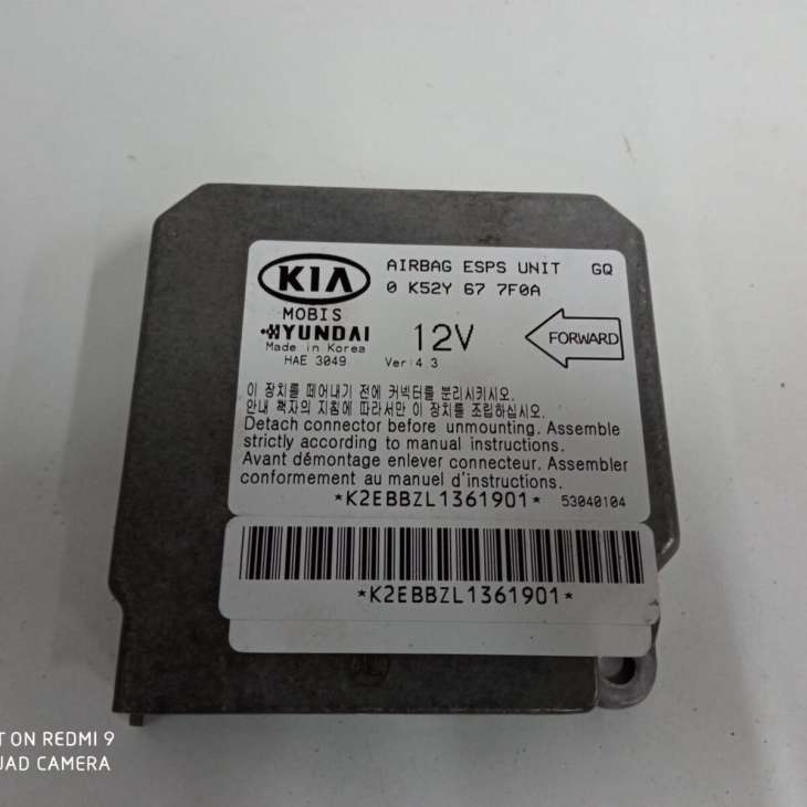Kia Sedona CarnIVal Sensor Moduł Poduszek Powietrznych Airbag 0k52y677f0a