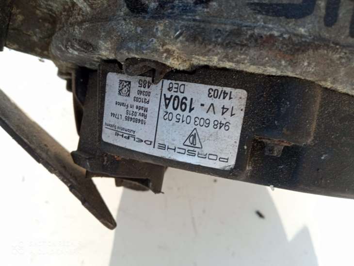 Porsche Cayenne 4.5b Alternator 94860301502 - obrazek 4