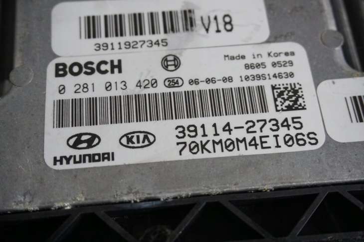 Kia Sportage II 2.0d Sterownik Silnika 39114-27345 - obrazek 2