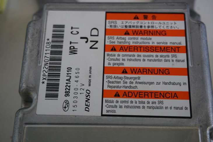 Subaru Outback Bk Poduszki Powietrzne 98221aj110 27582aj000 - obrazek 2