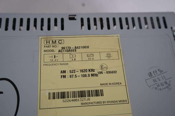 Hyundai I30 II Radioodtwarzacz 96170-A6210gu - obrazek 3