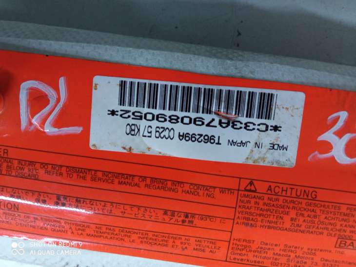 Mazda 5 Poduszka Fotela Lewa Airbag T96299a - obrazek 3