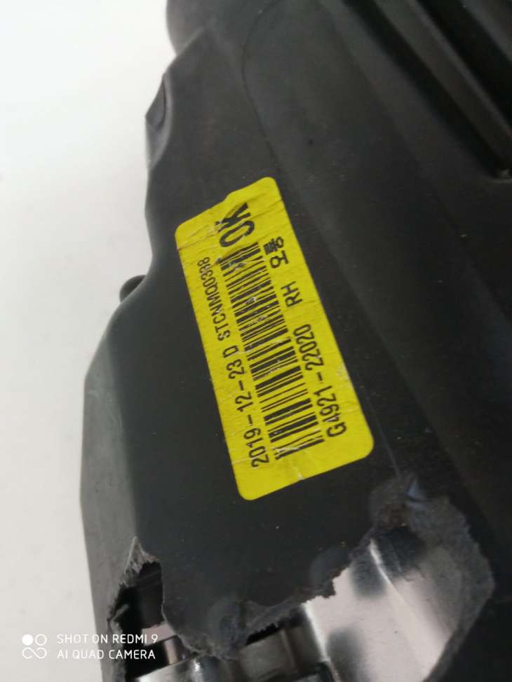 Hyundai I30 III 2018r Lampa Prawa Przednia Przód Soczewka Wiązka G4921-22020 92102g4030 - obrazek 8