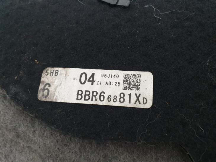 Mazda 3 Bl Hb Podłoga Wykładzina Mata Bagażnika Bbr66881xd (NR 35) - obrazek 5