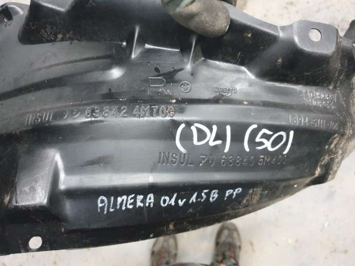 Nissan Almera N16 2001r 1.5b Nadkole Prawe Przednie Przód 638424m700 L894-5111-100 - obrazek 5