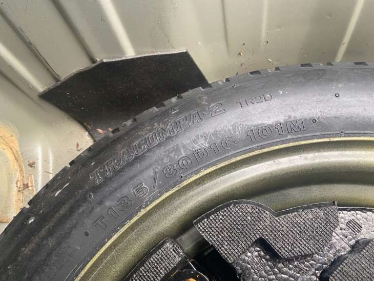 Subaru Legacy Impreza Koło Dojazdowe T135/80d16 - obrazek 2