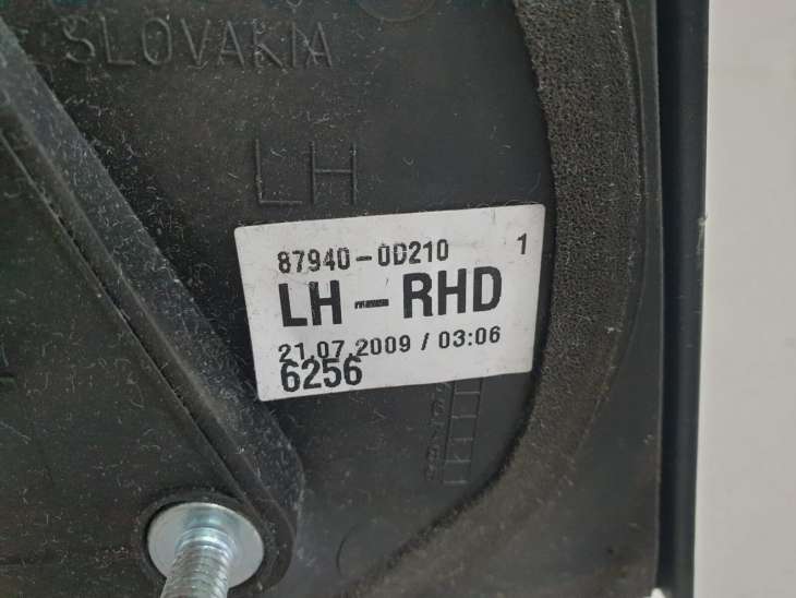 Toyota Yaris II Lift Lusterko Lewe 87940-0d210 209 - obrazek 6