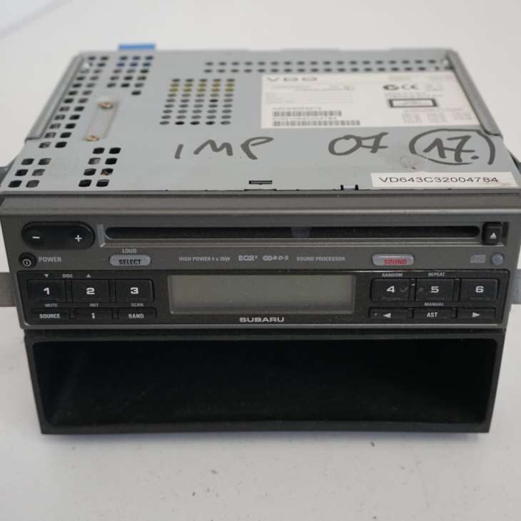 Subaru Impreza Gd Forester Radioodtwarzacz Radio Cd Dc643/92 Ic