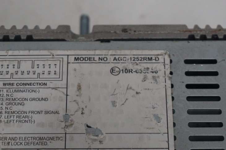 Chevrolet Spark M300 Radioodtwarzacz Radio Cd Mp3 95191543 Agc-1252rm-D - obrazek 5