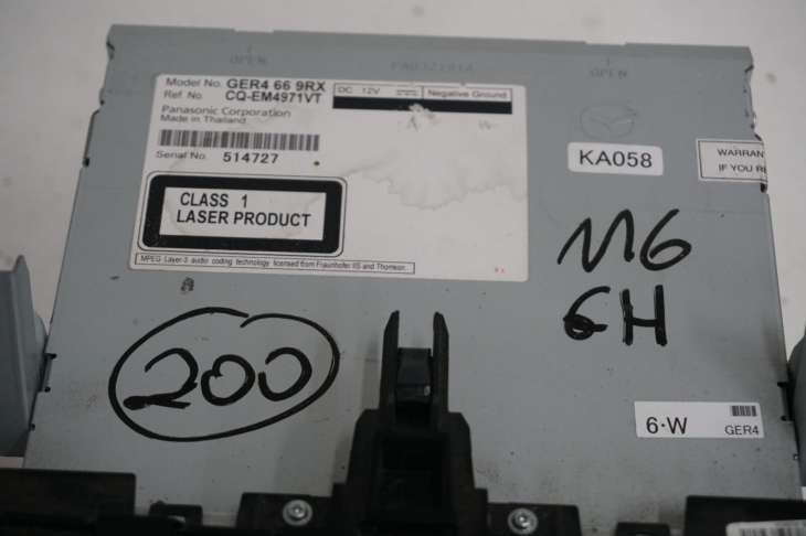 Mazda 6 Gh 2.0b Radioodtwarzacz Radio 6cd Mp3 Ger4669rx (NR 200) - obrazek 4