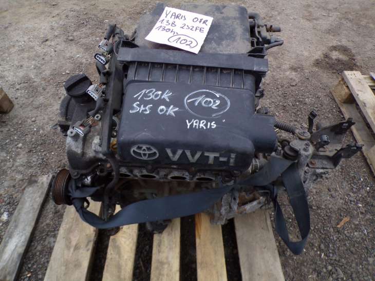 Toyota Yaris II Silnik 1.3b 2szfe 2s-P72r Nr102