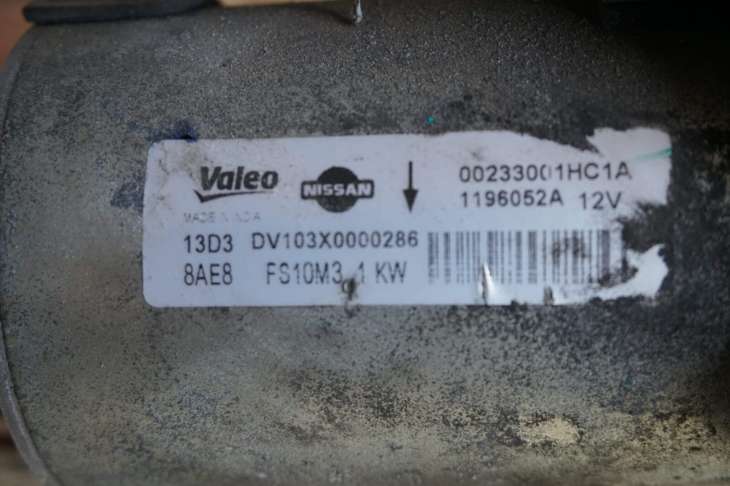 Nissan Micra K13 2013r 1.2b Hr12 18800tys Rozrusznik Automat Dv103x0000286 - obrazek 2