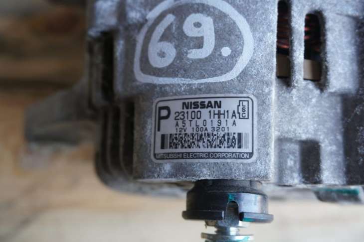 Nissan Micra K13 2013r 1.2b Hr12 18800tys Alternator 23100 1hh1a - obrazek 4