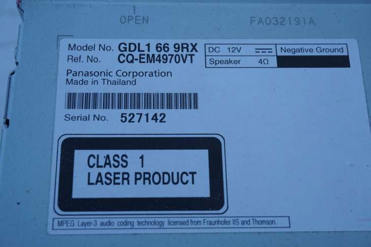 Mazda 6 Gh Radioodtwarzacz Gdl1669rx RADIO - obrazek 3