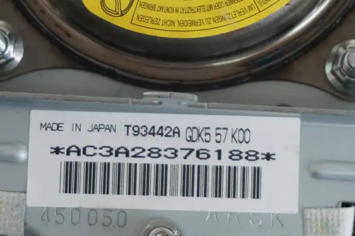 Mazda 6 Gh Poduszka Powietrzna Kierowcy Airbag T93442a (NR 100) - obrazek 4