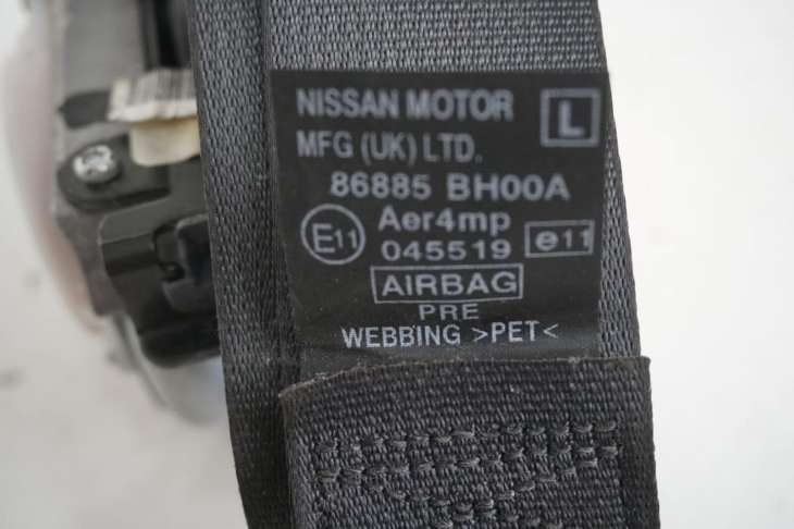 Nissan Note E11 Lift 2010r Pas Bezpieczeństwa Lewy Przód 86885bh00a Numer 114 - obrazek 3