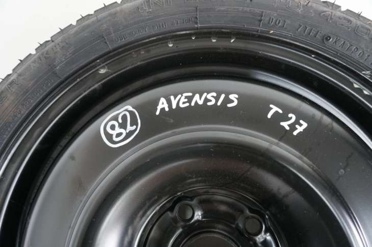 Toyota Avensis T27 Koło Zapasowe Dojazdowe I Zestaw Naprawczy Numer 82 - obrazek 2