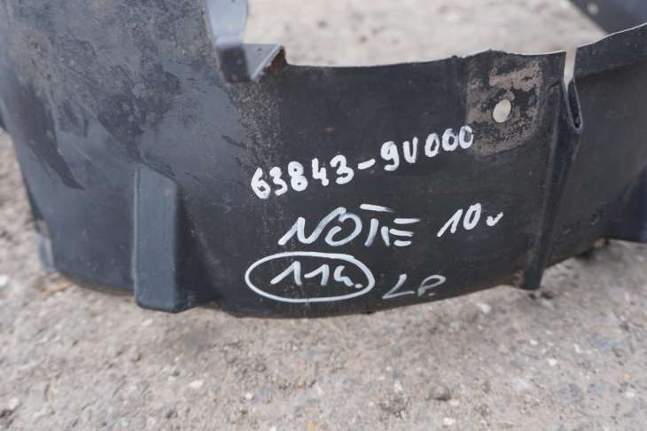 Nissan Note E11 Nadkole Lewe Przednie 638439u000 63843-9u000 - obrazek 3