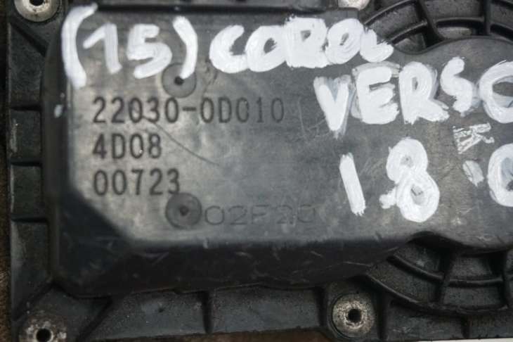 Toyota Corolla Verso 2006r 1.8b Przepustnica 22030-0d010 - obrazek 2