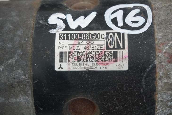 Suzuki Swift Mk6 2006r Rozrusznik 31100-86g0 - obrazek 3