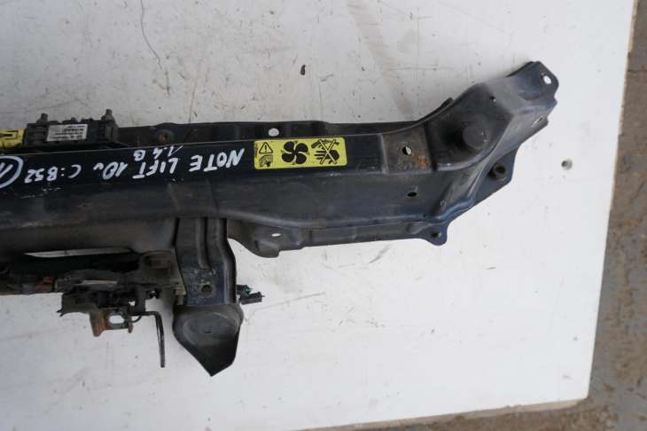 Nissan Note E11 2010r Lift Kołor:B52 Pas Przedni Wzmocnienie Zderzaka Czujnik Uderzeniowy 98582-9u00a - obrazek 2