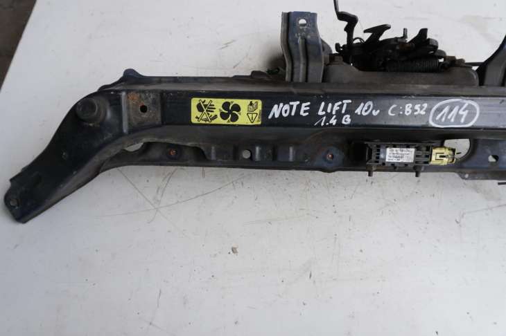 Nissan Note E11 2010r Lift Kołor:B52 Pas Przedni Wzmocnienie Zderzaka Czujnik Uderzeniowy 98582-9u00a - obrazek 5
