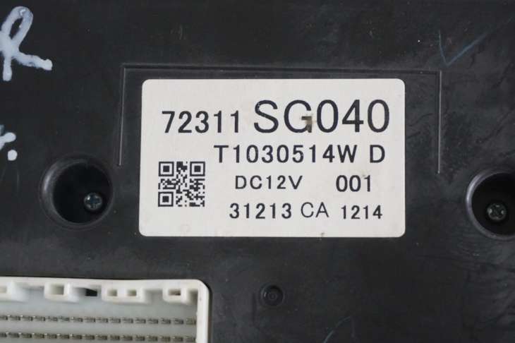 Subaru Forester IV Sj Panel Sterowania 72311sg040 - obrazek 3