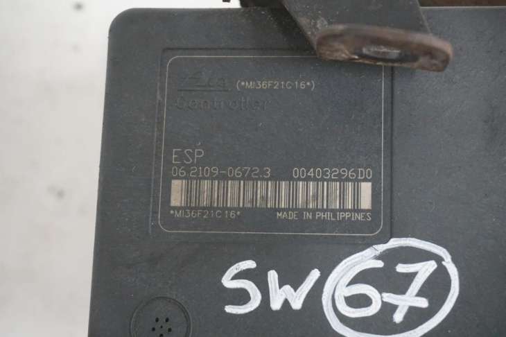 Suzuki Swift Mk6 III Pompa Sterownik Abs 57ka 06.2102-0487.4 - obrazek 3