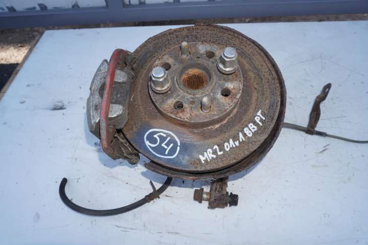 Toyota Mr2 III 2001r Zwrotnica Tarcza Zacisk Prawy Tył