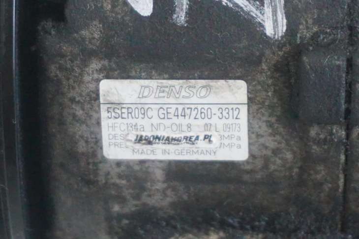 Toyota Yaris II USZKODZONY Kompresor Klimatyzacji 447260-3312 5ser09c - obrazek 3