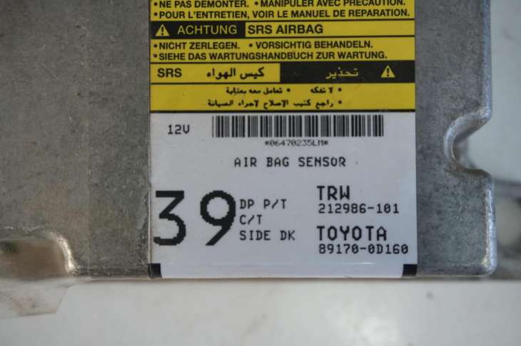 Toyota Yaris II Poduszki Powietrzne Airbag 89170-0d160 - obrazek 2