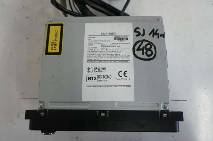 Subaru Forester IV Sj Nawigacja Gps Radioodtwarzacz 86271sg500 86277sg000 - obrazek 3