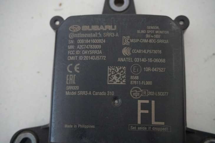 Subaru XV Gt Lift Forester Czujnik Martwego Pola Srr3-A 87611fl000 - obrazek 2