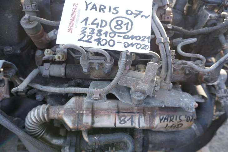 Toyota Yaris II 2007r Silnik 1.4d 1ndtv 1n-P72r 190000n021 - obrazek 2