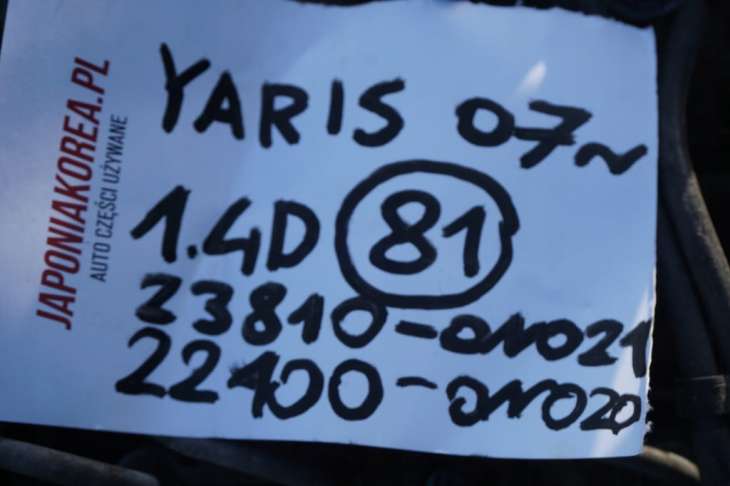 Toyota Yaris II 2007r Silnik 1.4d 1ndtv 1n-P72r 190000n021 - obrazek 4