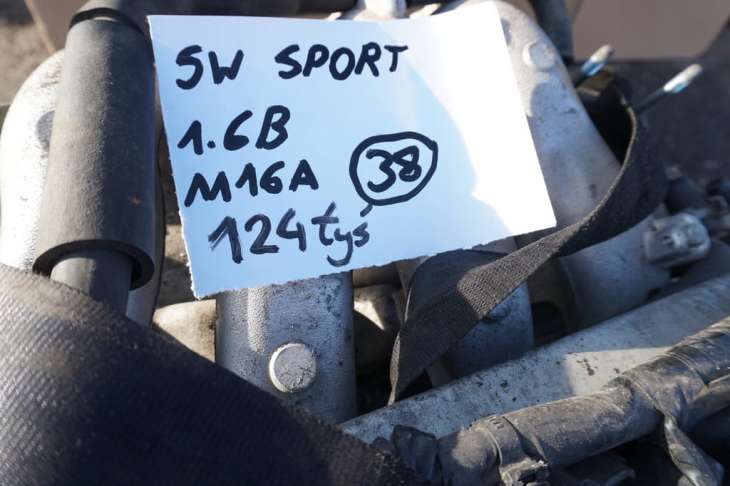 Suzuki Swift III Mk6 2009r Sport Silnik M16a + Skrzynia 57ka Ciśnienie Ok NR.38 - obrazek 2