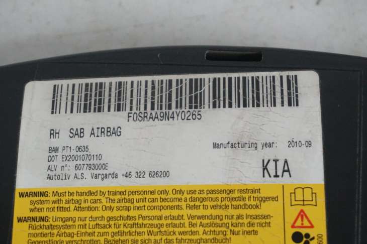 Kia Ceed I Poduszka Fotela Airbag Lewa Prawa - obrazek 2