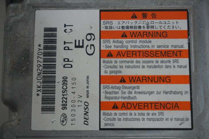 Subaru Forester Sh Poduszki Powietrzne 98221sc090 27546ag010 - obrazek 2