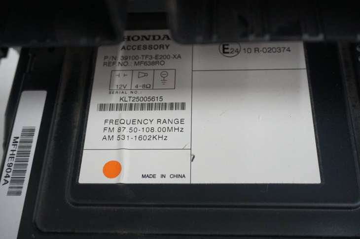 Honda Jazz III Radioodtwarzacz 39100-Th3-E200-Xa - obrazek 4