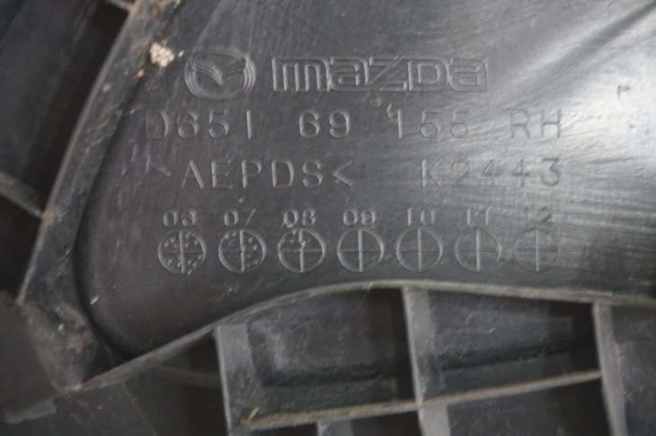Mazda 2 Listwa Nakładka Na Błotnik Przedni Prawa D65169155 - obrazek 4