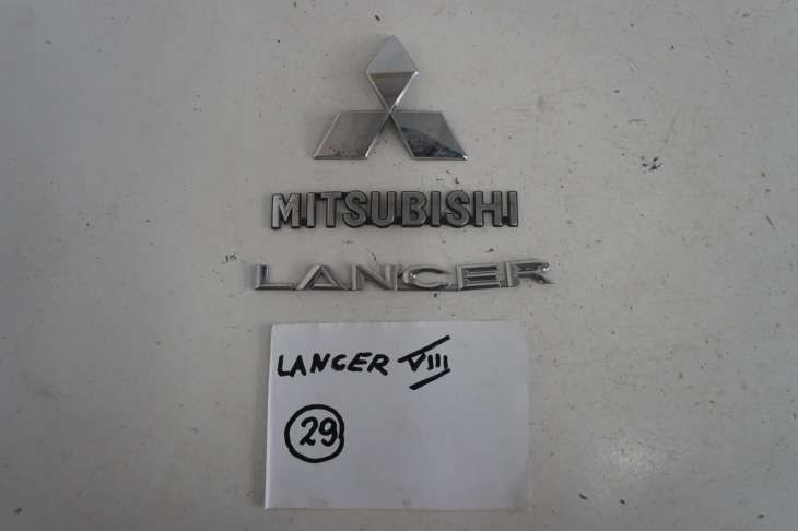 Mitsubishi Lancer X Emblemat Znaczek Napis Komplet 7415a182