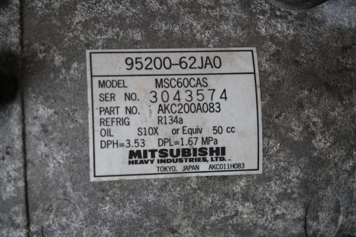 Suzuki Swift/Sx4 Kompresor Sprężarka Klimatyzacji 95200-62ja0 - obrazek 4