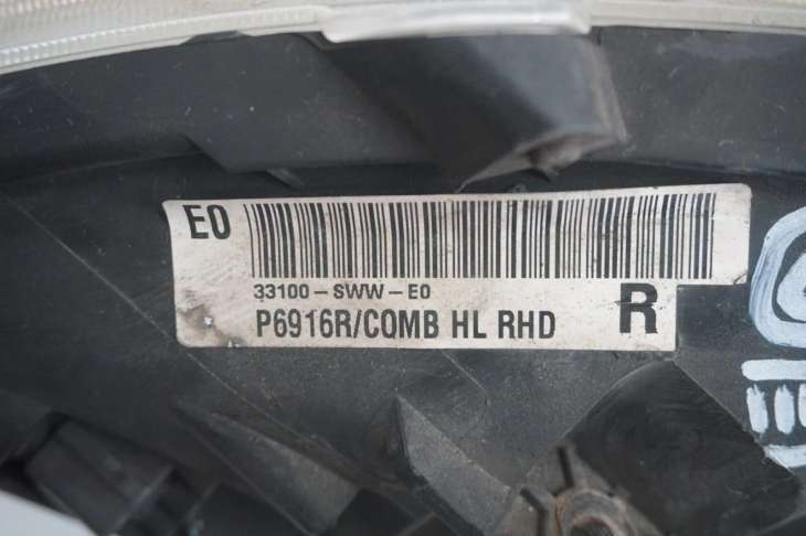 Honda Cr-V III Lampa Prawa Przednia 33100-Sww-E0 Uk Nr.30 - obrazek 7