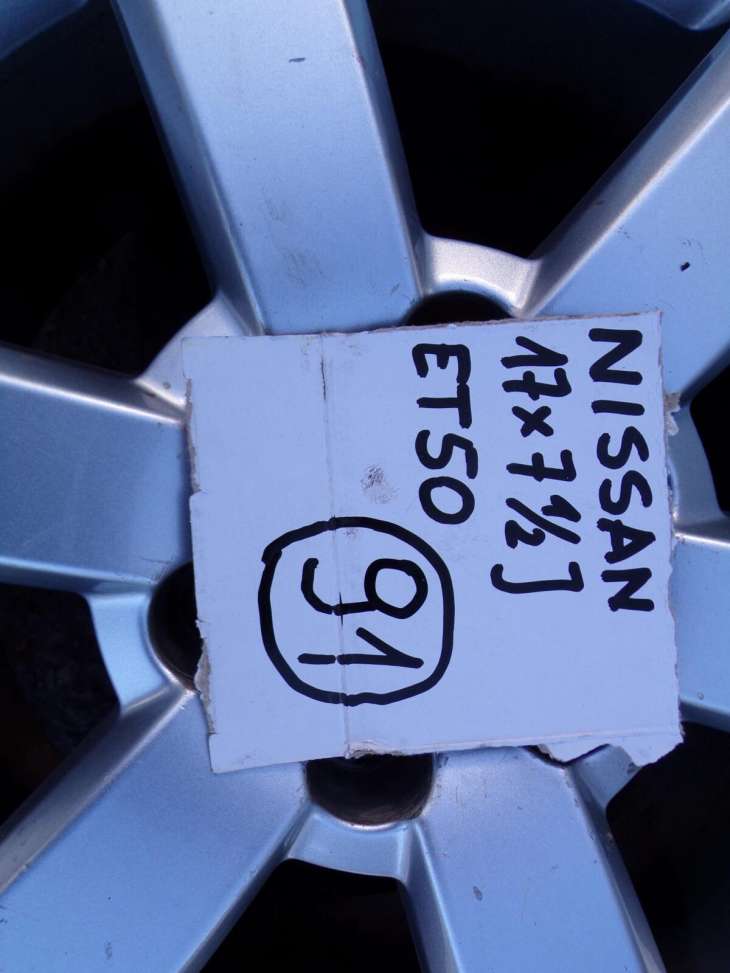 Nissan Felgi Aluminiowe 17x7,5 Et: 50 6x114.3 - obrazek 2