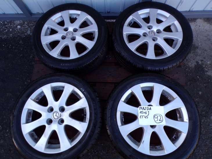 Mazda 2 Demio Yaris Corolla Felgi Aluminiowe 6x15 Et45 4x100