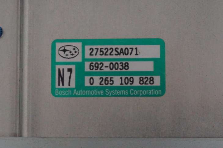 Subaru Forester Sg 2.5tb Aut Komputer Sterownik 27522sa071 - obrazek 3