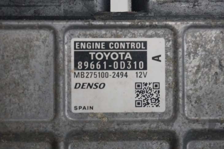 Toyota Yaris II 2006r 1.3b Zestaw Startowy Komputer Sterownik Silnika Stacyjka 89661-0d310 - obrazek 6