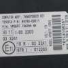 Toyota Yaris II 2007r 1.3b Zestaw Startowy Komputer Silnika Stacyjka 89661-0d311 N0502241256 - obrazek 4